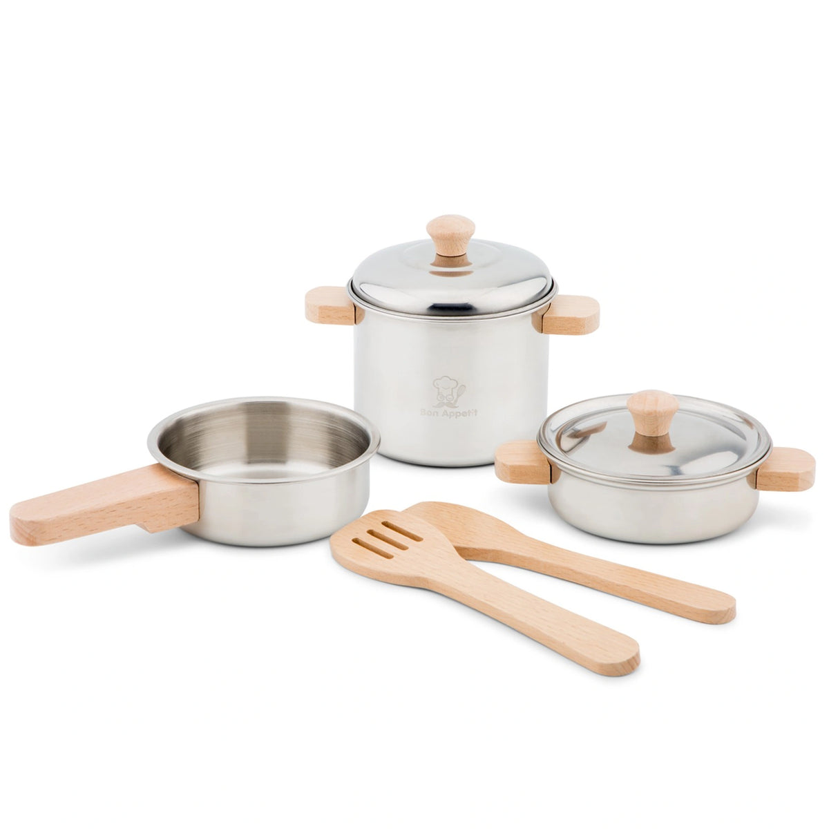 New Classic Toys - Metal Pan Set - Pretend Professions & Role Playing