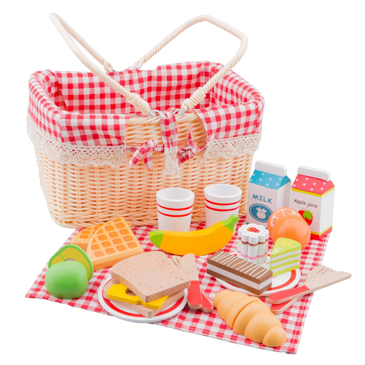 New Classic Toys - Picnic Basket - Pretend Professions & Role Playing