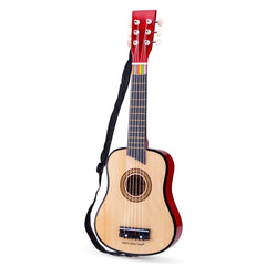 New Classic Toys - Toy Guitar Deluxe - Brown - Musical Instruments
