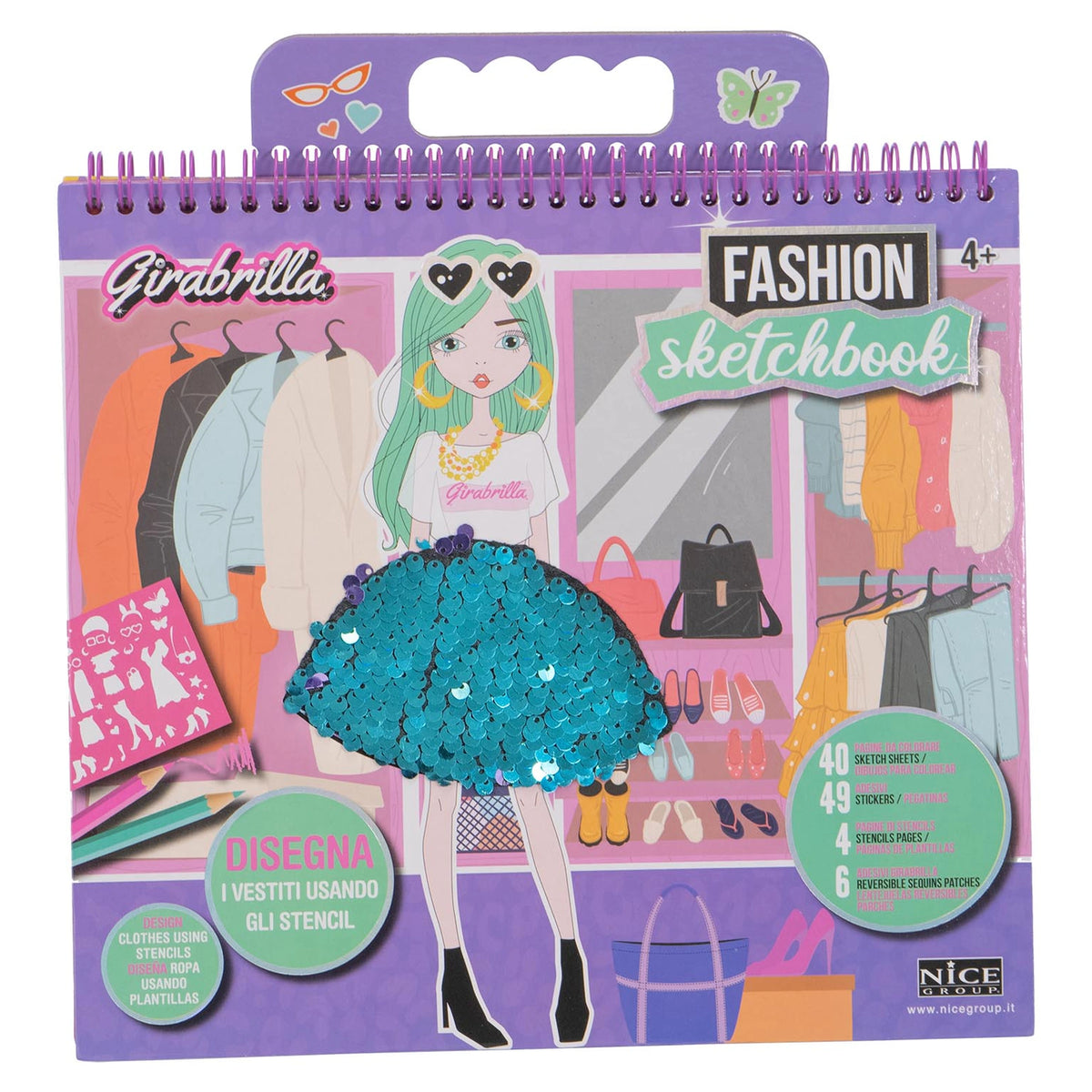 Nice - Girabrilla Fashion Sketchbook - Arts & Crafts