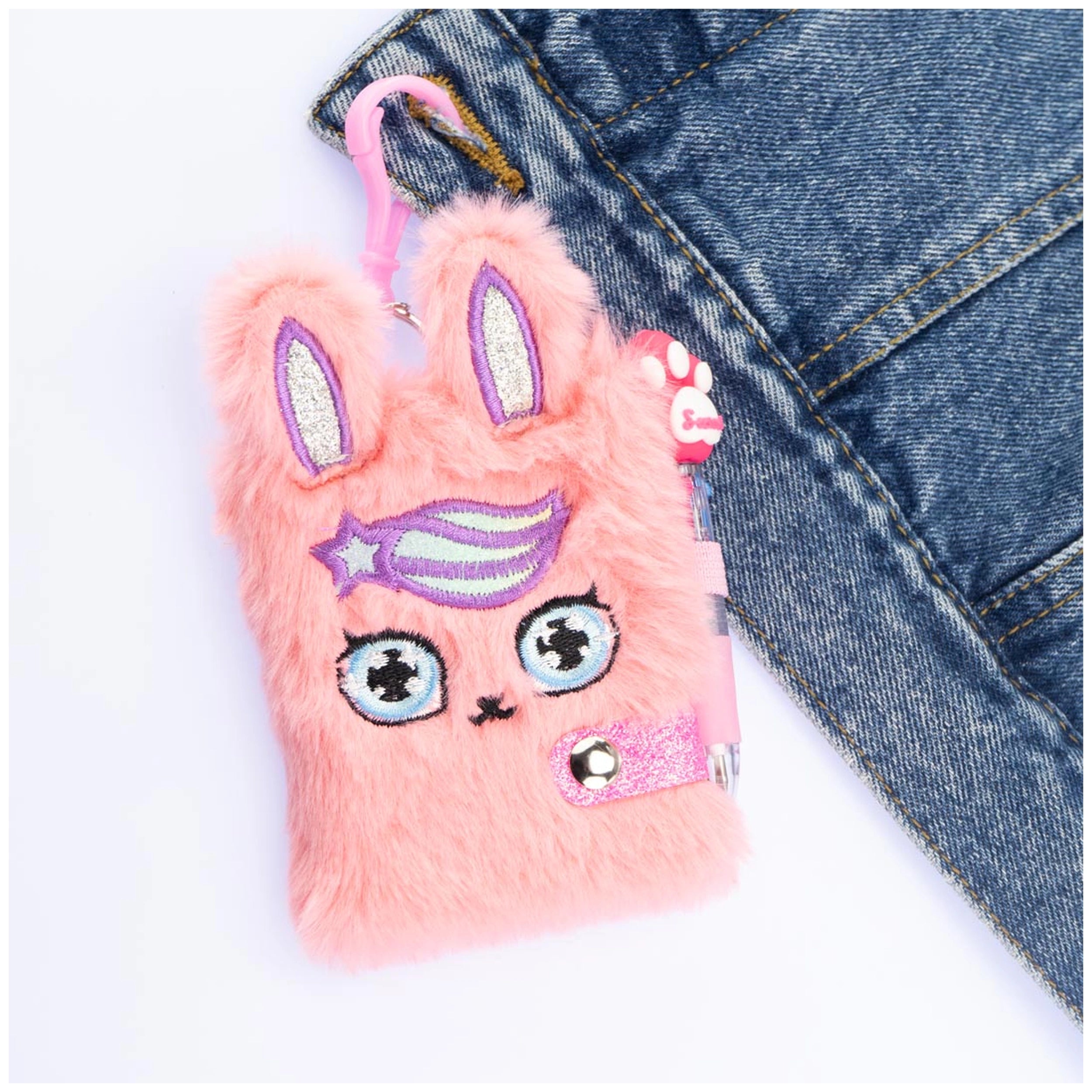 Nice - Girabrilla Keychains Mini Notebook - Luggage & Bags