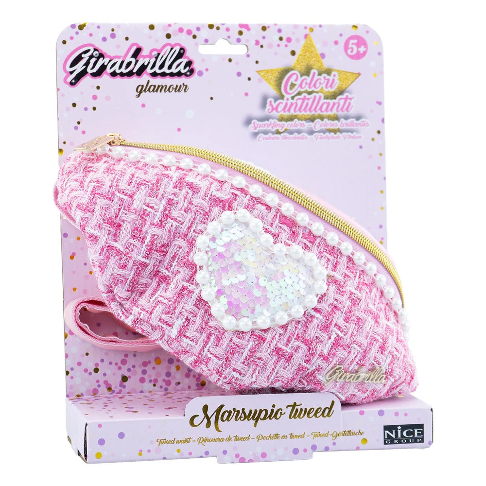 Nice - School Supplies - Girabrilla Waist Bag - Reversible Sequins - 5+ Yrs