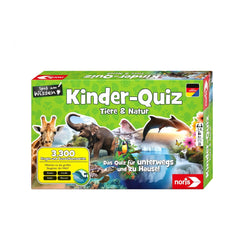 Noris - Board Games - Kids Quiz Animals and Nature - Educational Play - 6 Yrs