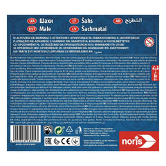 Noris - Deluxe Magnetic Chess in Wooden Box - Board Games - International Edition - Board Games