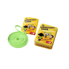 Noris - Outdoor Play Equipment - 15 Rubber Twist Games - Neon Elastic - 5+ Yrs