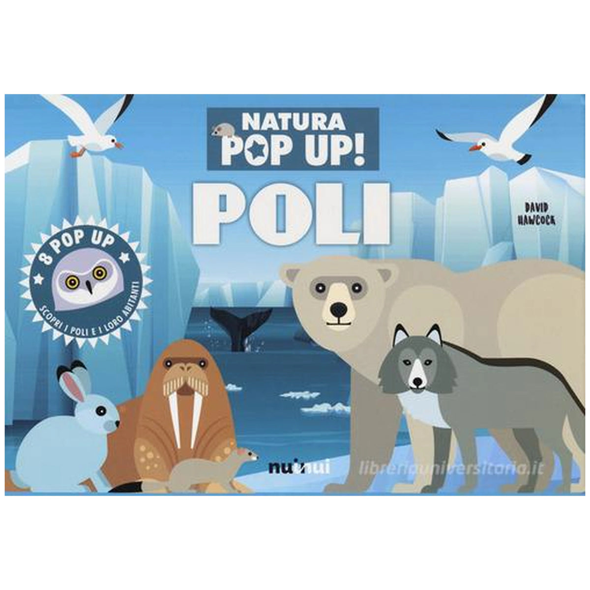 NuiNui - Natura Pop Up Poli Book - Educational Toys - Italian Edition,