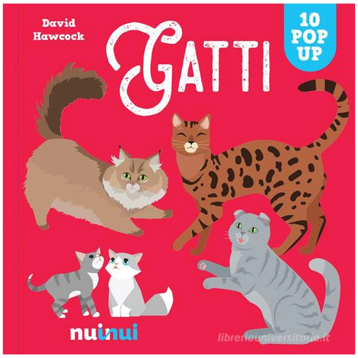 NuiNui - Livre Pop Up Gatti - Livres