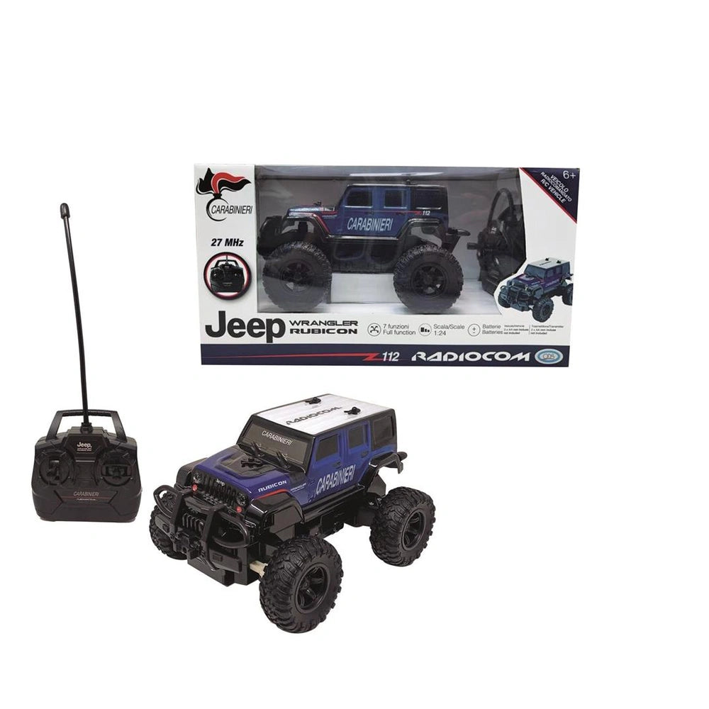 ODS - Play Vehicles - Jeep Wrangler Rubicon Carabinieri RC Car - 6 Years - Educational Play