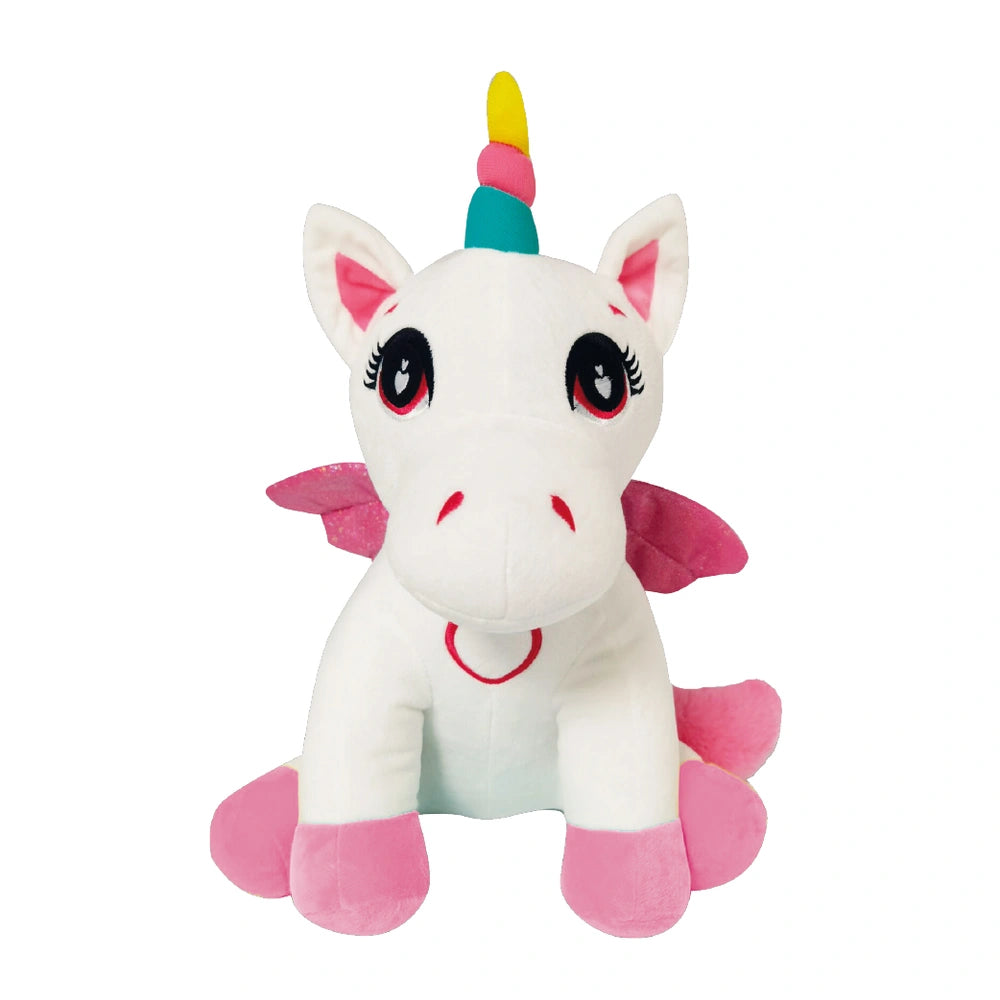 ODS - Stuffed Animals - Baby Unicorn Pegasus Plush - Glowing Heart - 18M+