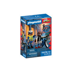 PLAYMOBIL - Fahrraddiebstahl - City Action - +4 - Spielsets - 72076 - 80772076
