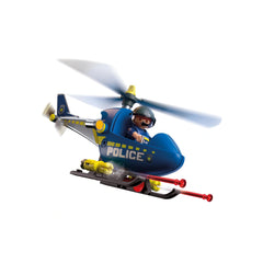 PLAYMOBIL - Police Helicopter - City Action - Age +4 - 72080 - 80772080