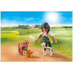 PLAYMOBIL - Woman-with-Goats - Toy Playsets