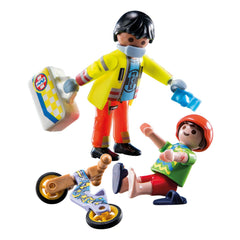 Playmobil City Life Krankenschwester mit Patient - 71245