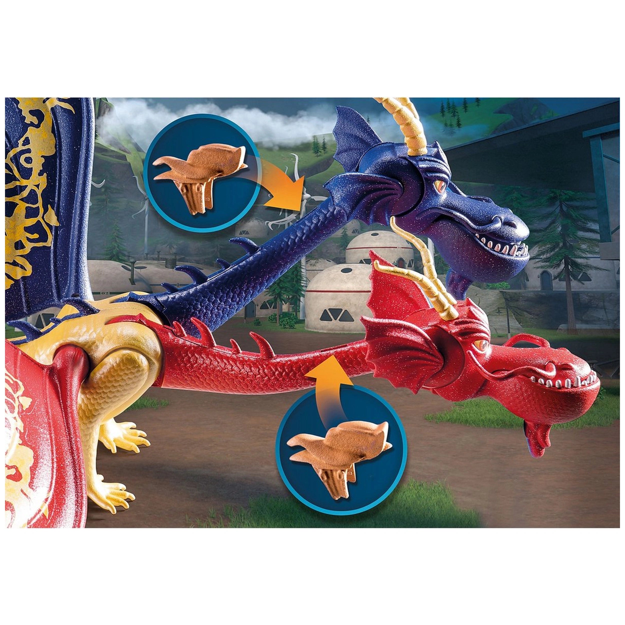 Playmobil Dragons The Nine Realms - Wu And Wei With Jun - 71080
