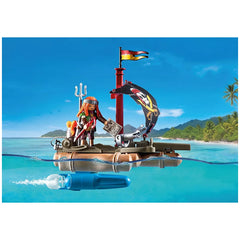 Playmobil - Pirate-Raft-with-Treasure - Toy-Playsets