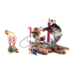 Playmobil - Pirate-Raft-with-Treasure - Toy-Playsets