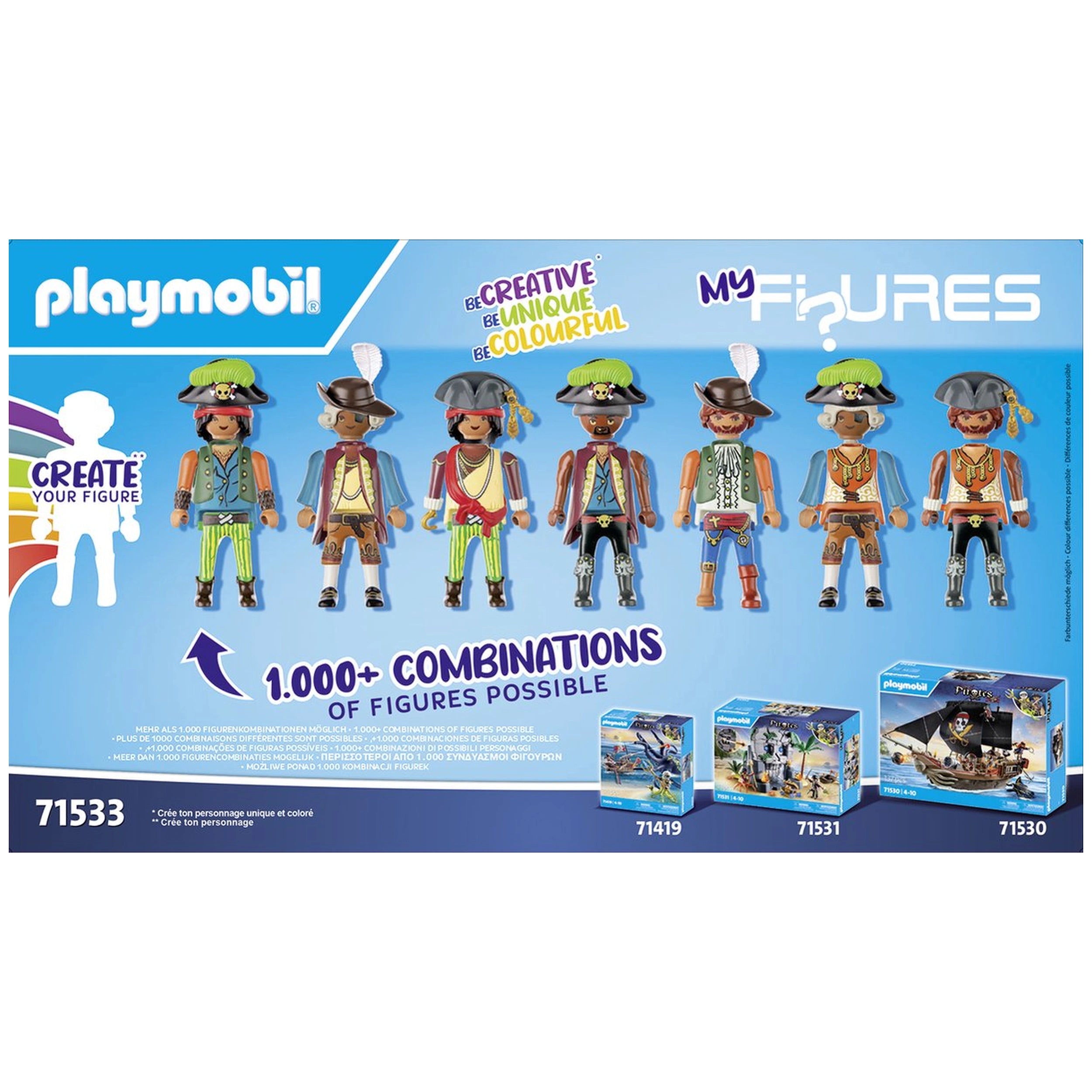 Playmobil Pirates My Figures: Pirates - 71533
