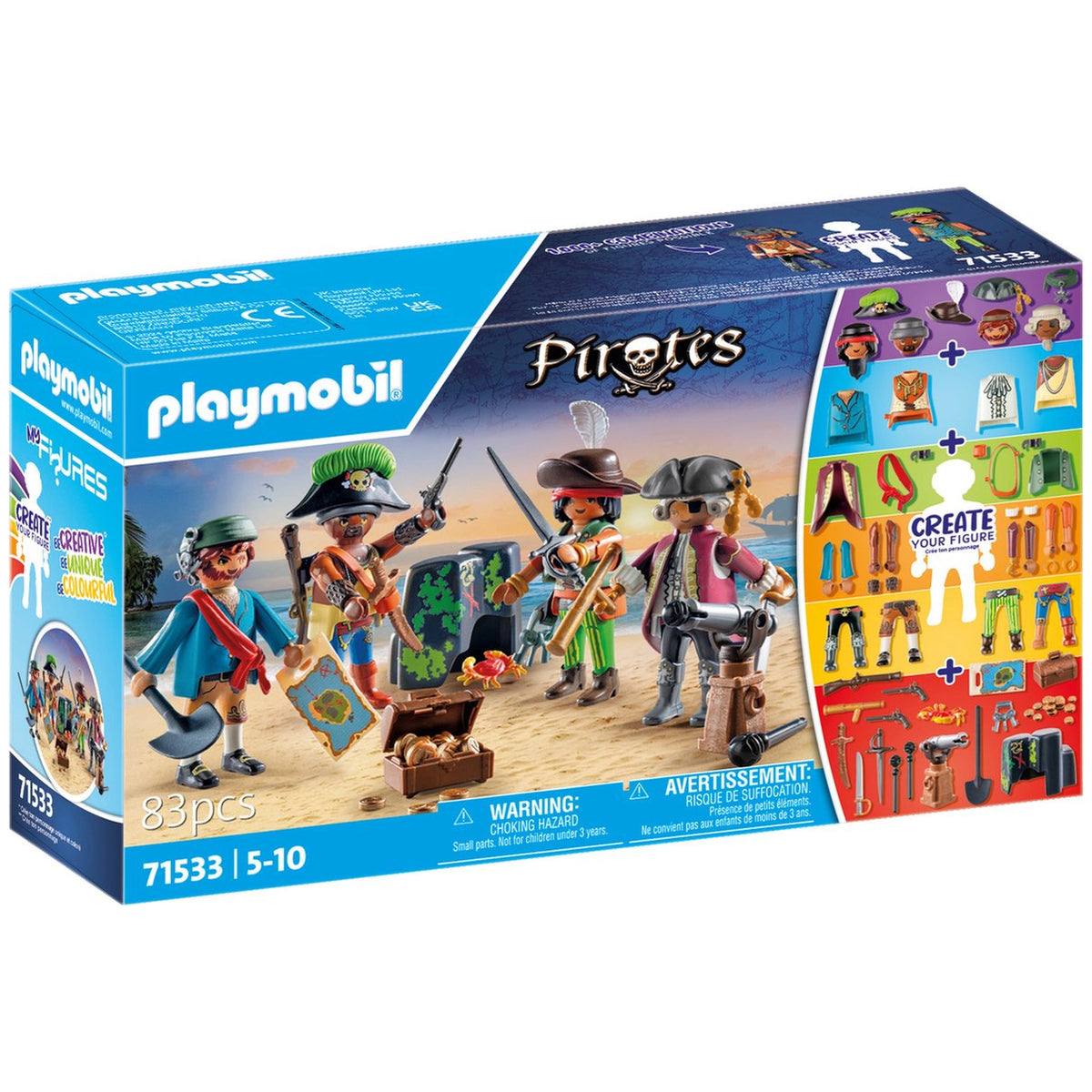 Playmobil Pirates My Figures: Pirates - 71533