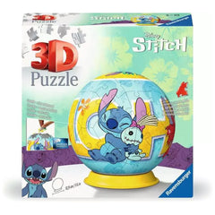 Ravensburger - 3D-Puzzle-Ball-Disney-Stitch-Action-Toy-Figures