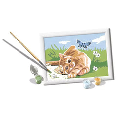 Ravensburger - Arts Crafts - CreArt Joyful Kitten Painting Kit - 7 Years - Educational Play