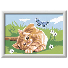 Ravensburger - Arts Crafts - CreArt Joyful Kitten Painting Kit - 7 Years - Educational Play