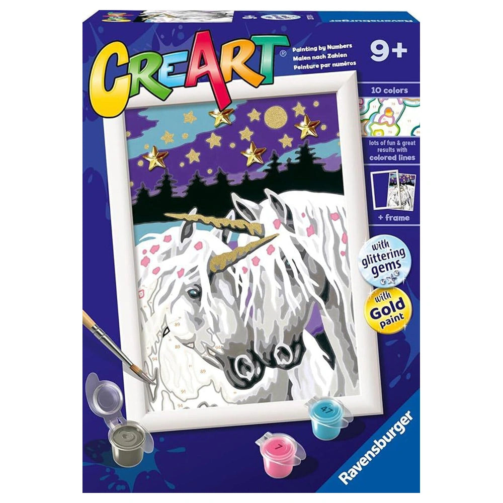 Ravensburger - Arts Crafts - CreArt Unicorns in Love - 9 Years - Educational Play