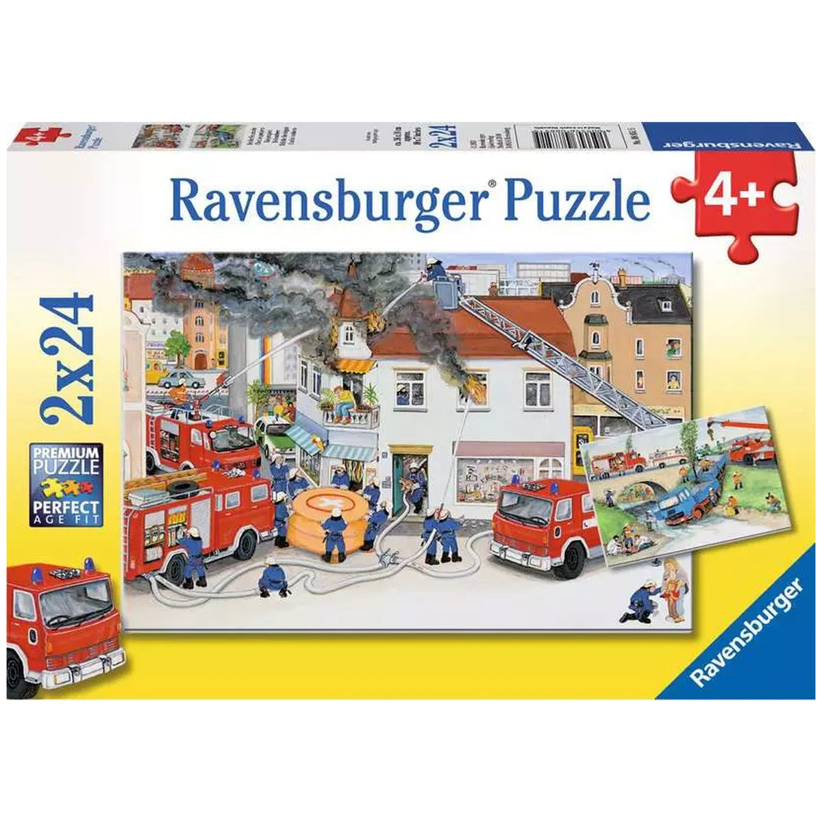 Ravensburger - At The Fire Department - 2x24 Pieces - Puzzles