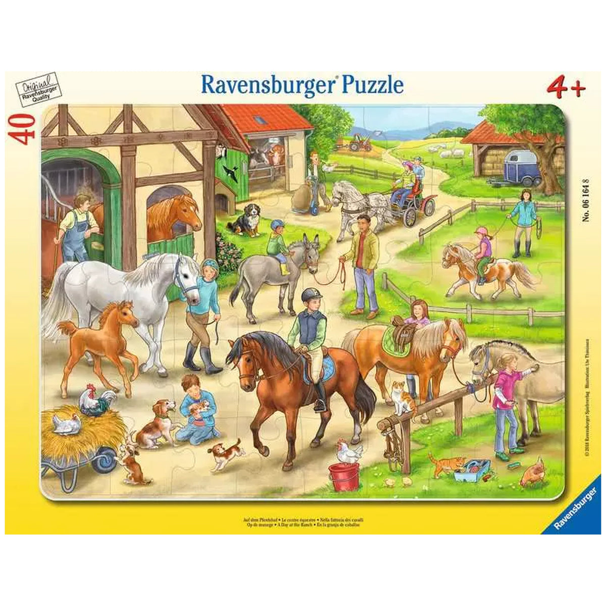 Ravensburger - Op De Paardenboerderij - 40 Stukken - Puzzels