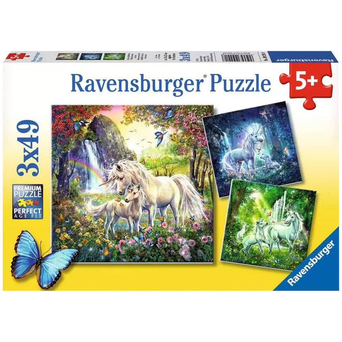 Ravensburger - Beautiful Unicorns - 3x49 Pieces - Puzzles