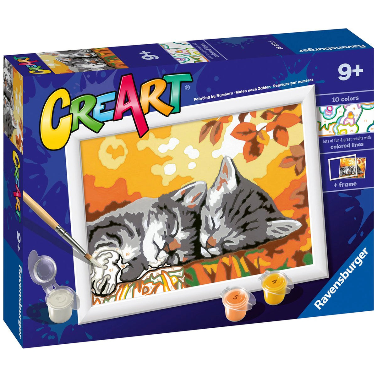 Ravensburger - Creart Autumn Kitties - Painting By Numbers - Arts & Crafts
