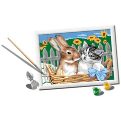 Ravensburger - Creart Friends In The Basket - Painting By Numbers - Arts & Crafts