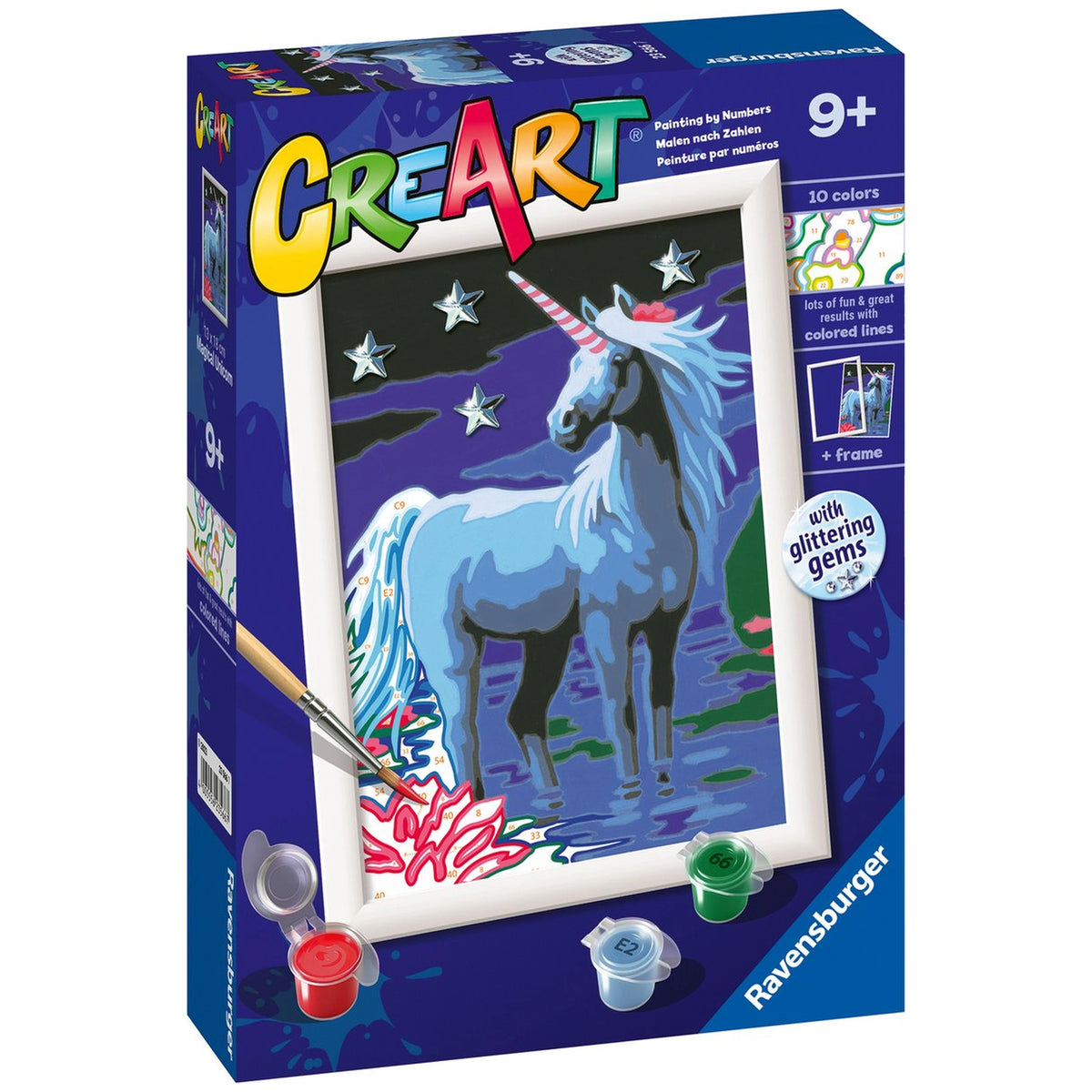 Ravensburger - Creart Licorne Magique - Peinture par Numéros - Arts et Loisirs