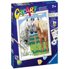 Ravensburger - Creart Pair Of Horses - Painting By Numbers - Arts & Crafts
