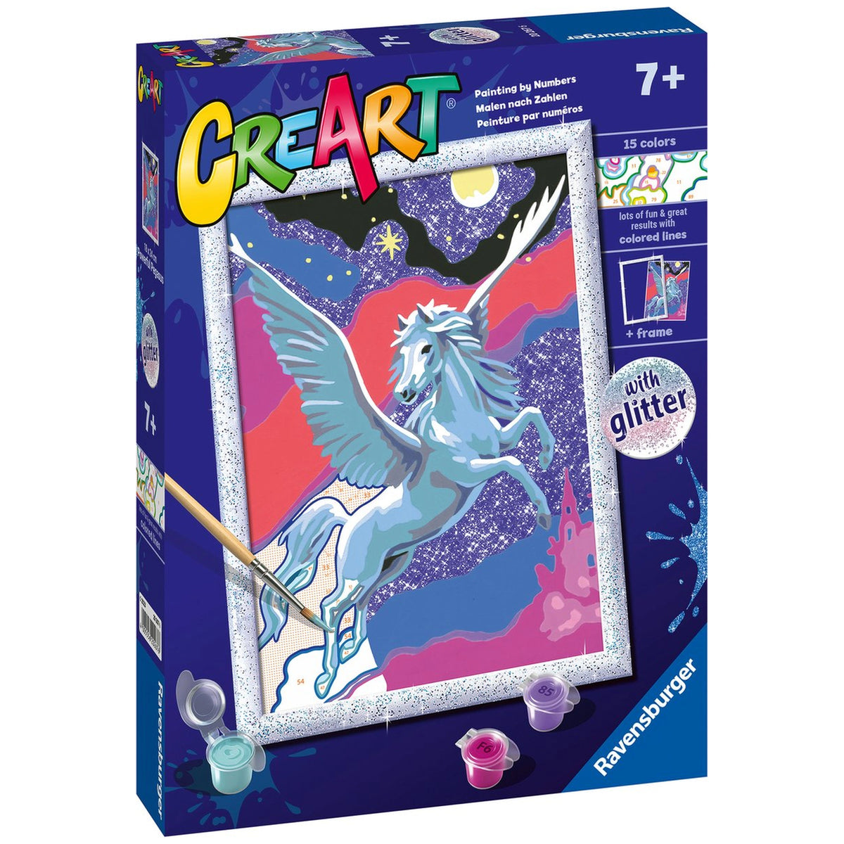 Ravensburger - Creart Powerful Pegasus - Painting By Numbers - Arts & Crafts