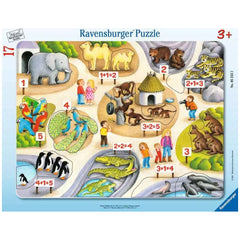 Ravensburger - Zähle zuerst bis 5 - 17 Teile - Lernpuzzles