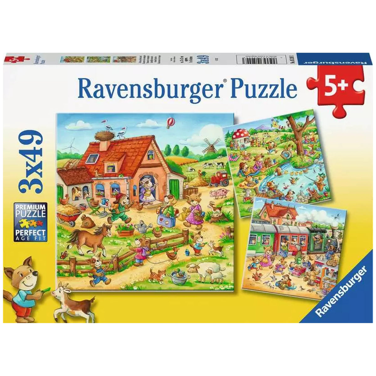 Ravensburger - Holidays In The Country - 3x49 Pieces - Puzzles
