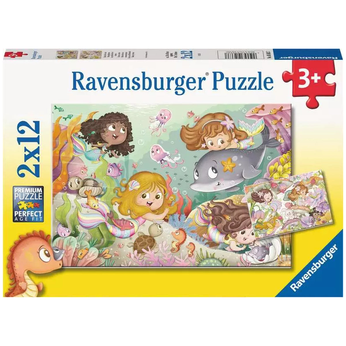 Ravensburger - Little Fairies And Mermaids - 2x12 Pieces - Puzzles