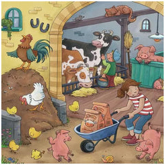 Ravensburger - Lots Going On On The Farm - 3x49 Pieces - Puzzles