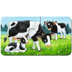 Ravensburger - My First Puzzles - Animal Families On The Farm - 2X9 Pieces - Puzzles