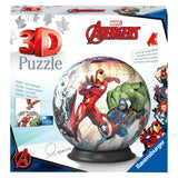 Ravensburger Puzzle 3D Puzzle Ball Avengers 72 Pieces