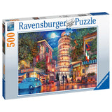 Ravensburger Puzzle An Evening in Pisa Italy 500 Pieces
