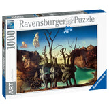 Ravensburger Puzzle Art Collection Dalí - Swans reflecting elephants -1000 Pieces