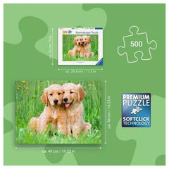 Ravensburger - Puzzles - Puppies 3 - 500 Pieces - 12 Years - Educational Play