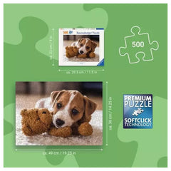 Ravensburger - Puzzles - Puppies 500pcs - Cardboard - 12+ Years - Educational Play