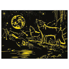 Ravensburger - Puzzles - Star Line Wolf in Northern Lights 500pcs - 12 Years - Glow-in-the-Dark