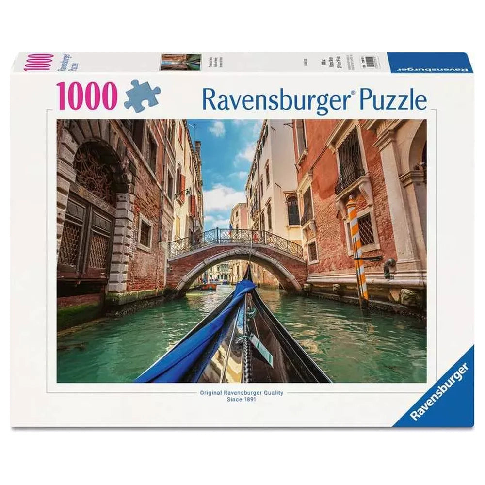 Ravensburger - Puzzles - Venice Gondola 1000pcs - 14+ Years - Italian Landscape