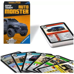 Ravensburger - Super Trump Car Monster - Board Game - German Edition
