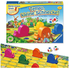Ravensburger - Tempo, Kleine Schnecke! - Board Game - German Edition