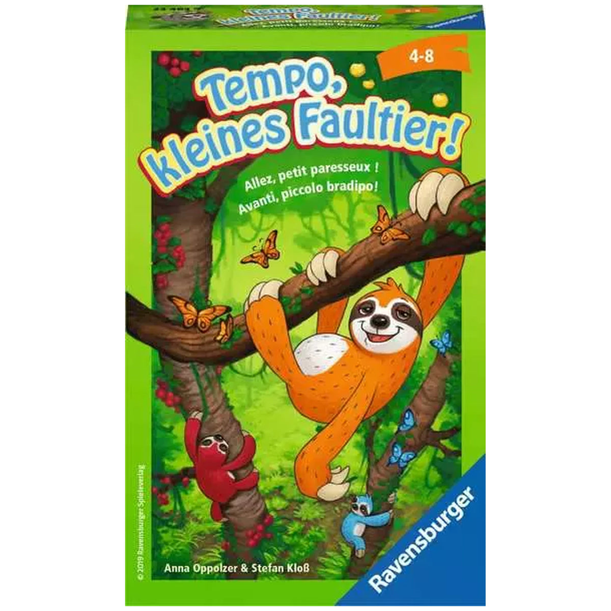 Ravensburger - Tempo, Kleines Faultier! - Board Game - Multi-Language Instructions