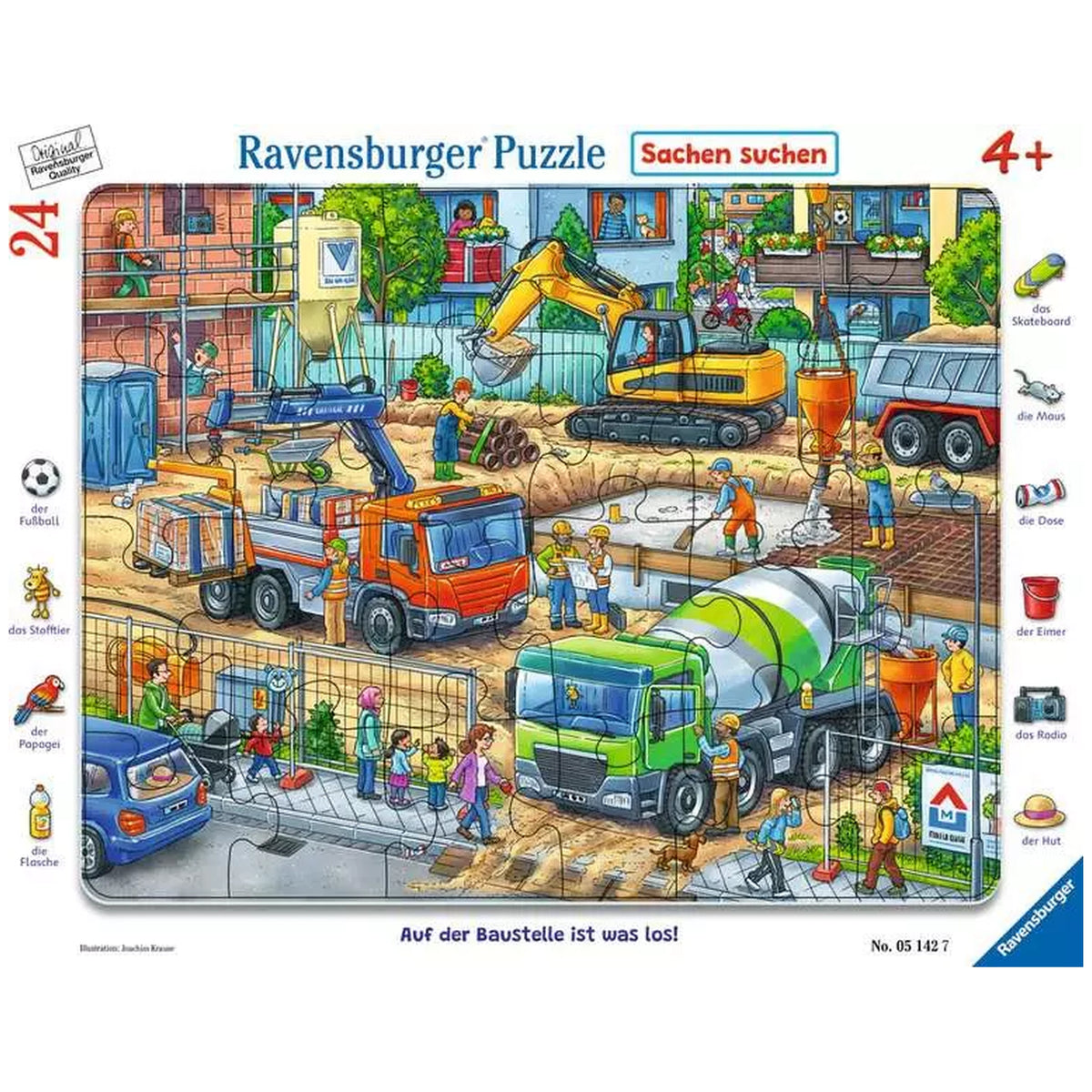 Ravensburger - Es gibt etwas am Bauplatz - 24 Teile - Puzzles
